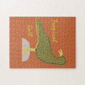 熱帯カモメ – ブラウン ジグソーパズル (横)