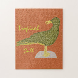 熱帯カモメ – ブラウン ジグソーパズル