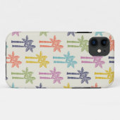 熱帯カラフルのヤシの木のパターン Case-Mate iPhoneケース (裏面(横))