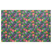 熱帯カラフルの花の花の夏パターン ファブリック (ヤード)