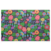 熱帯カラフルの花の花の夏パターン ファブリック (ファットクウォーター)