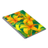 熱帯カラフルの花 ノートブック (右側)