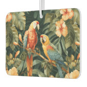 熱帯カラフルの鳥花 カーエアーフレッシュナー (左)