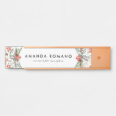 熱帯カラフルクリスマスポインセチア サインプレート (正面)