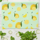 熱帯カラフルシトラス夏オレンジレモンスライス キッチンタオル (折り畳み)