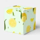 熱帯カラフルシトラス夏オレンジレモンスライス フェイバーボックス (裏面サイド)