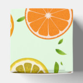 熱帯カラフルシトラス夏オレンジレモンスライス フェイバーボックス (上部)