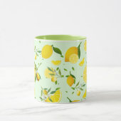 熱帯カラフルシトラス夏オレンジレモンスライス マグカップ (中央)