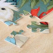 熱帯カラフルジャングルオウム困難 ジグソーパズル (側面)