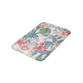 熱帯カラフルジャングルシームレスプリント バスマット (アングル)