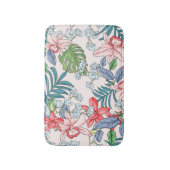 熱帯カラフルジャングルシームレスプリント バスマット (正面縦)