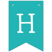 熱帯カラフルジャングル動物ハッピーバースデー バンティングフラッグ (第2の旗)