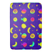 熱帯カラフルネオン果柄 バスマット (正面縦)