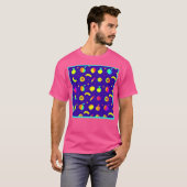 熱帯カラフルネオン果柄 Tシャツ (正面フル)