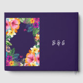 熱帯カラフルハワイフローラ結婚病 ゲストブック (裏面)