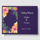 熱帯カラフルハワイフローラ結婚病 ゲストブック (正面)