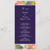 熱帯カラフルハワイフローラ結婚病 プログラム (正面)