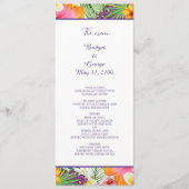 熱帯カラフルハワイフローラ結婚病 プログラム (正面)