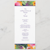 熱帯カラフルハワイフローラ結婚病 プログラム (裏面)