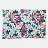 熱帯カラフルパターン キッチンタオル (横)