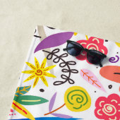 熱帯カラフルファンキーハワイアン ビーチタオル (インサイチュ)