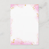 熱帯カラフルフローラピ結婚ンク詳細 エンクロージャーカード (裏面)