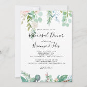 熱帯カラフルフローラリハーサルディナー 招待状 (正面)