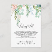 熱帯カラフルフローラ結婚の願い井戸 エンクロージャーカード (正面)