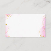 熱帯カラフルフローラ結婚のQRコード詳細 エンクロージャーカード (裏面)