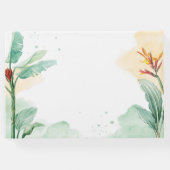 熱帯カラフルフローラ結婚ズ ゲストブック (裏面)