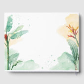 熱帯カラフルフローラ結婚ズ ゲストブック (裏面)