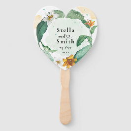 熱帯カラフルフローラ結婚ズ ハンドファン