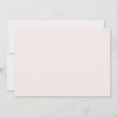 熱帯カラフルフローラ | グリーンリーブライダルシャワー 招待状 (裏面)