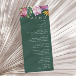 熱帯カラフルフローラ |グリーン結婚ズ・ディナー メニュー