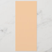 熱帯カラフルフローラ |ピーチ結婚ズ・ディナー メニュー (裏面)