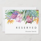熱帯カラフルフローラ |予約済み記号 (正面)