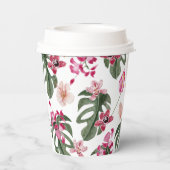 熱帯カラフルフローラ 紙コップ (裏面)