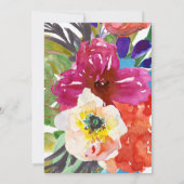 熱帯カラフルブライダルブランチ 招待状 (裏面)