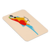 熱帯カラフルマカオ マグネット (右側)