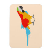 熱帯カラフルマカオ マグネット (縦)