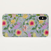 熱帯カラフル図解入りの、写真付きの花の模様 Case-Mate iPhoneケース (裏面(横))