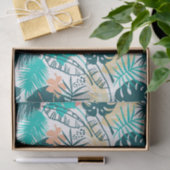 熱帯カラフル型コラージュ 薄葉紙 (ギフト)