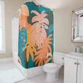 熱帯カラフル型 シャワーカーテン (インサイチュ)