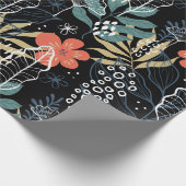 熱帯カラフル型 ラッピングペーパー (角)