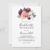 熱帯カラフル夏バチェロレッテ週末 招待状 (正面)