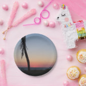 熱帯カラフル夕日の紙プレート ペーパープレート (パーティー)