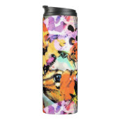 熱帯カラフル抽象芸術模様 タンブラー (回転右)