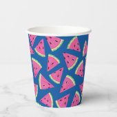 熱帯カラフル果実スイカ模様 紙コップ (裏面)