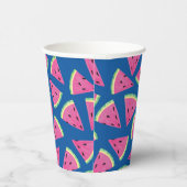 熱帯カラフル果実スイカ模様 紙コップ (右)