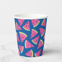 熱帯カラフル果実スイカ模様 紙コップ